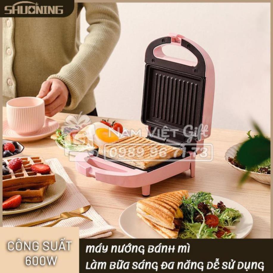 [BH 3 THÁNG] Máy Nướng Bánh Mì Lò Nướng Bánh Nhỏ Gọn Đa Năng Dễ Sử Dụng