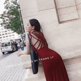 ĐẦM MAXI THUN CỔ TRÒN