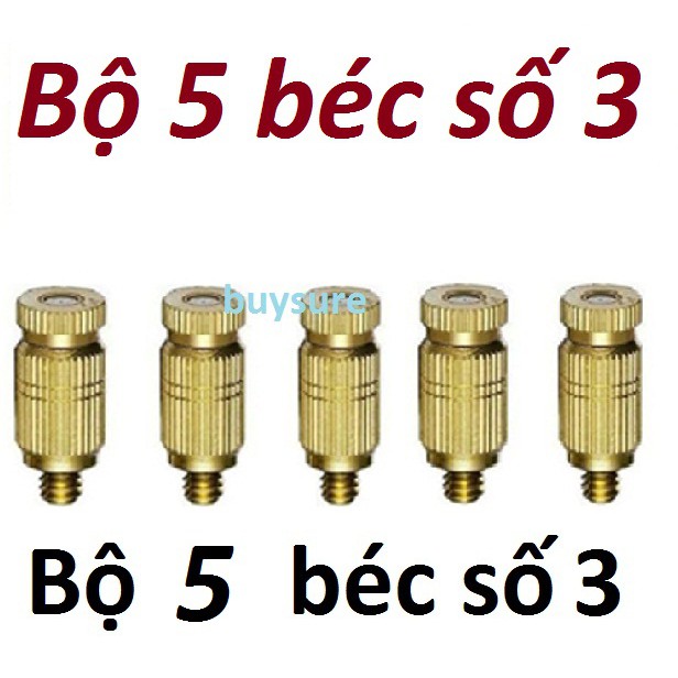 Bộ 5 béc phun sương số 3 ĐL
