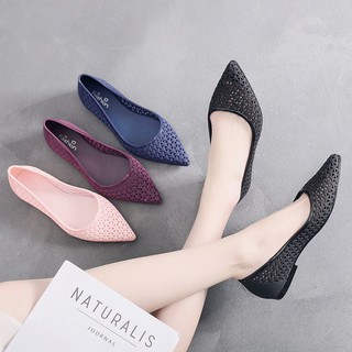 [Mã SKAMLTSM9 giảm 10% đơn 99K] Giày nhựa mùa hè thoáng khí giày đi mưa chất nhựa mềm cao cấp