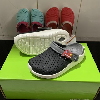 Sục literide trẻ em đen lót xám