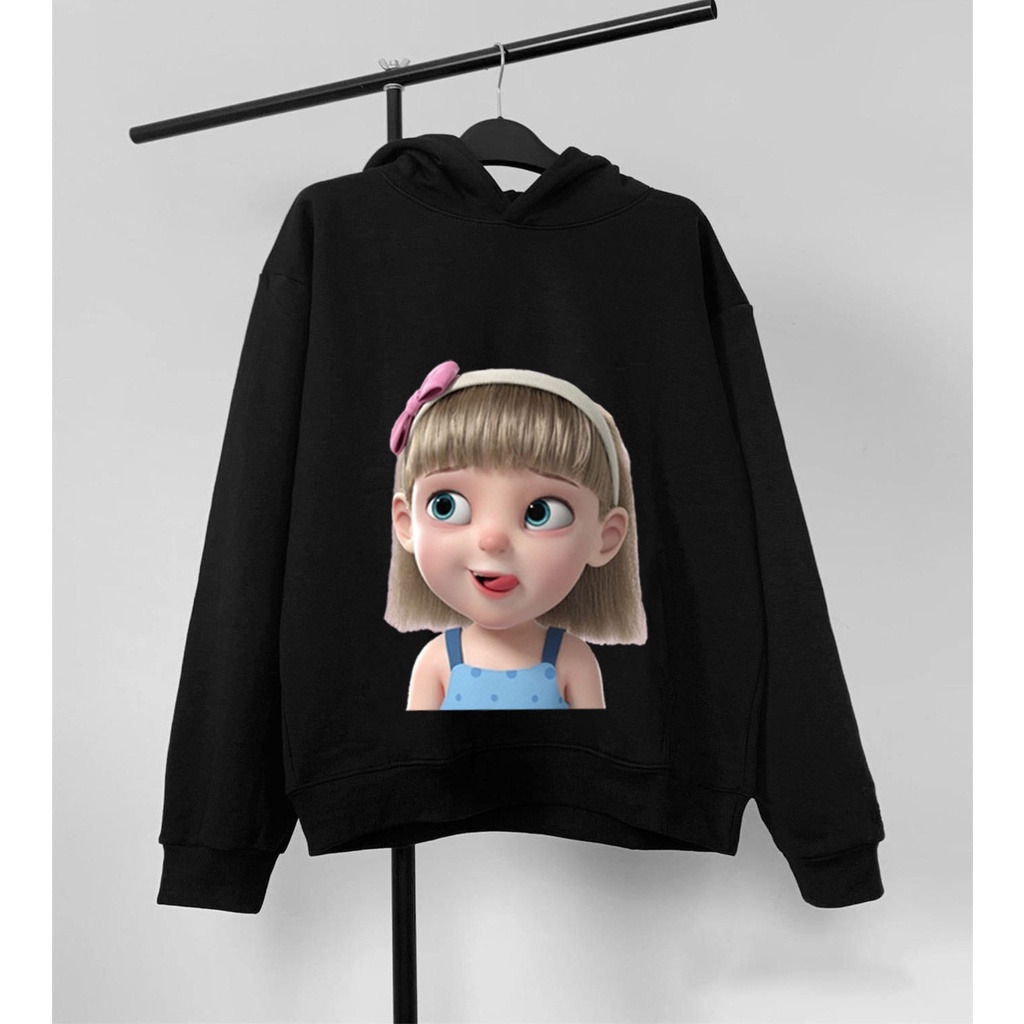 ÁO HOODIE ADLV Baby Face NỈ COTTON UNISEX Full