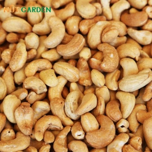 Hạt Điều Rang Củi Nut Garden - Loại Ngon Xuất Khẩu, tỉnh Bình Phước, Thơm Giòn, Ngon - 200gr, 500gr