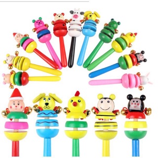 Đồ chơi gỗ - lục lạc gỗ hình gỗ đáng yêu