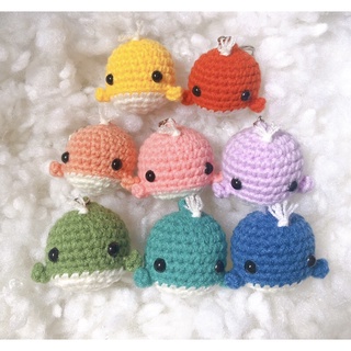 Móc chìa khoá Cá heo 🐬 bằng len handmade
