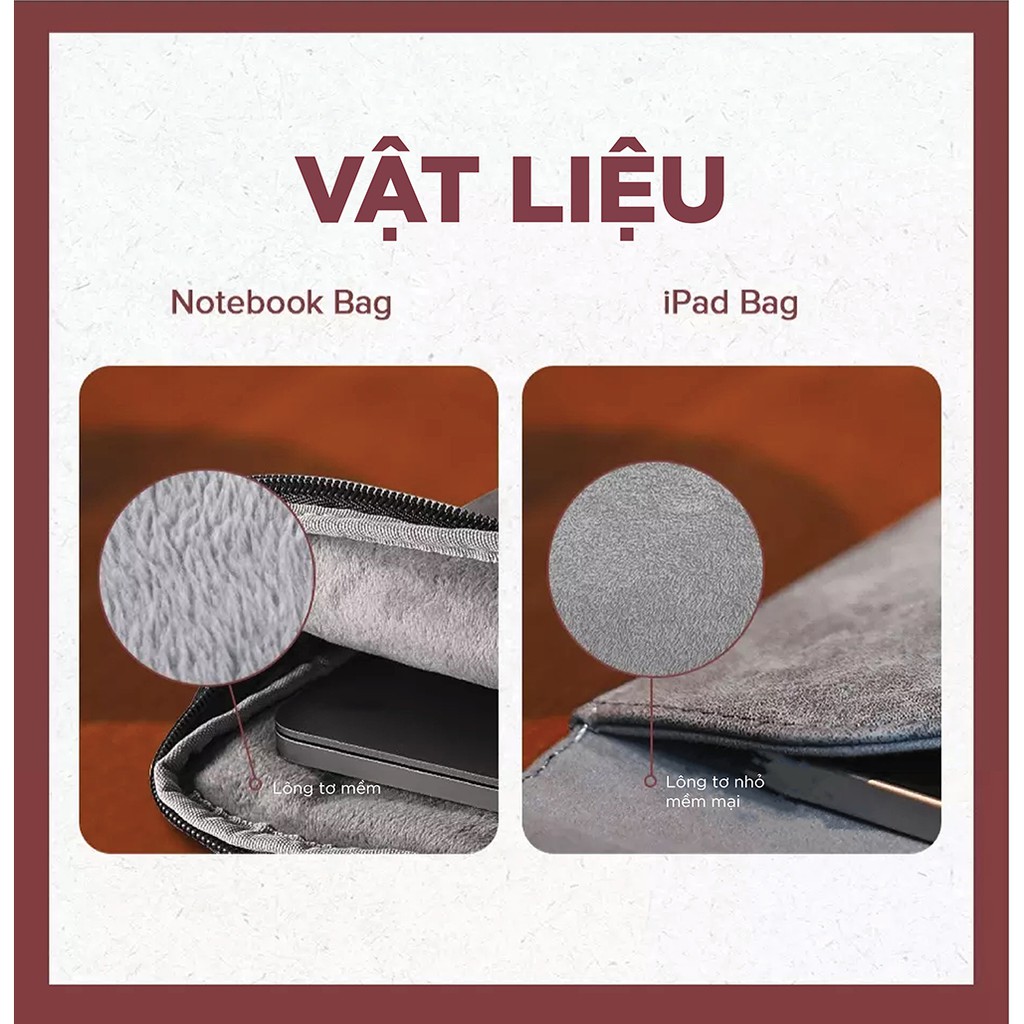 Túi đựng bảo vệ iPad, laptop kt 9.7inch, 13.3 inch, 15.4 inch UGREEN LP187 | BigBuy360 - bigbuy360.vn