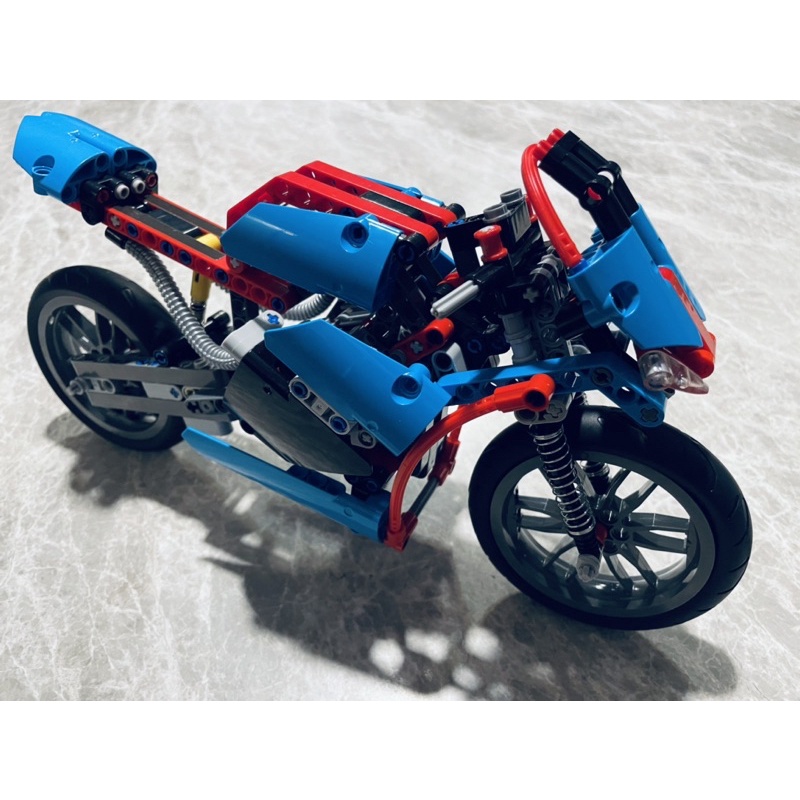 LELE 38020 mô phỏng LEGO 42036 Technic Street Motorcycle (xe máy moto đường phố PKL LEGO)