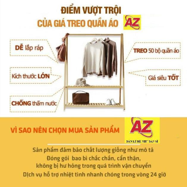 Giá treo quần áo chữ A 2 tầng - Kệ treo quần áo chữ A - gỗ MDF cao cấp chống mối mọt chịu tải lớn  - Bảo hành 12 tháng