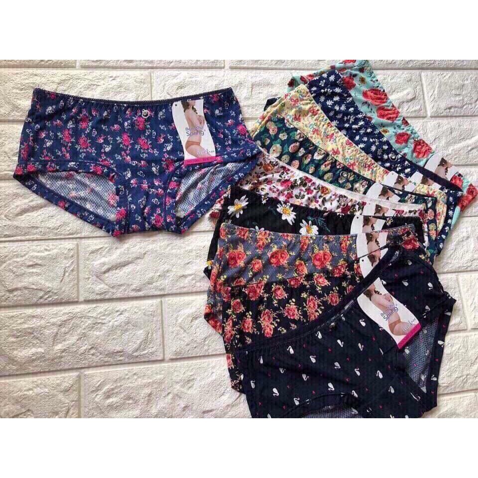 Quần lót thông hơi thoáng khí hình hoa