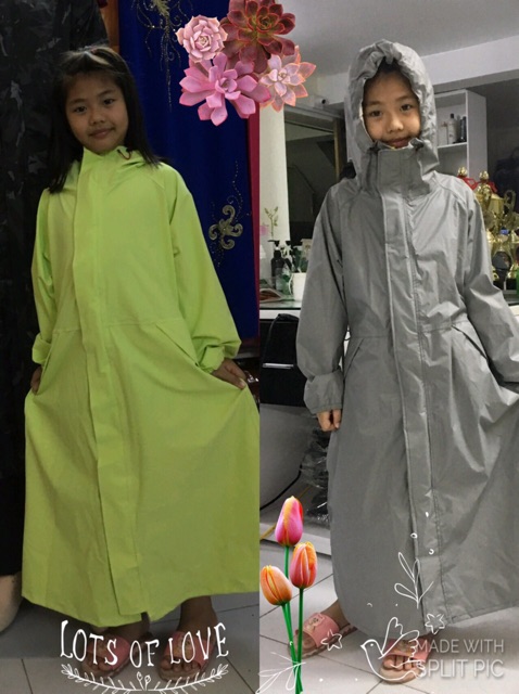 Áo măng tô mưa trẻ em Shop Rồng88 siêu kute vải tráng mủ cao su xuất khẩu