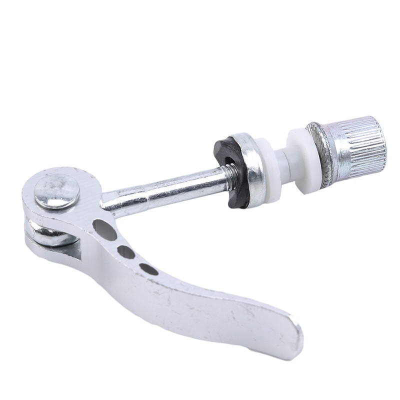 Đai ốc hãm kẹp gióng đứng yên xe đạp dự phòng nhả nhanh màu bạc