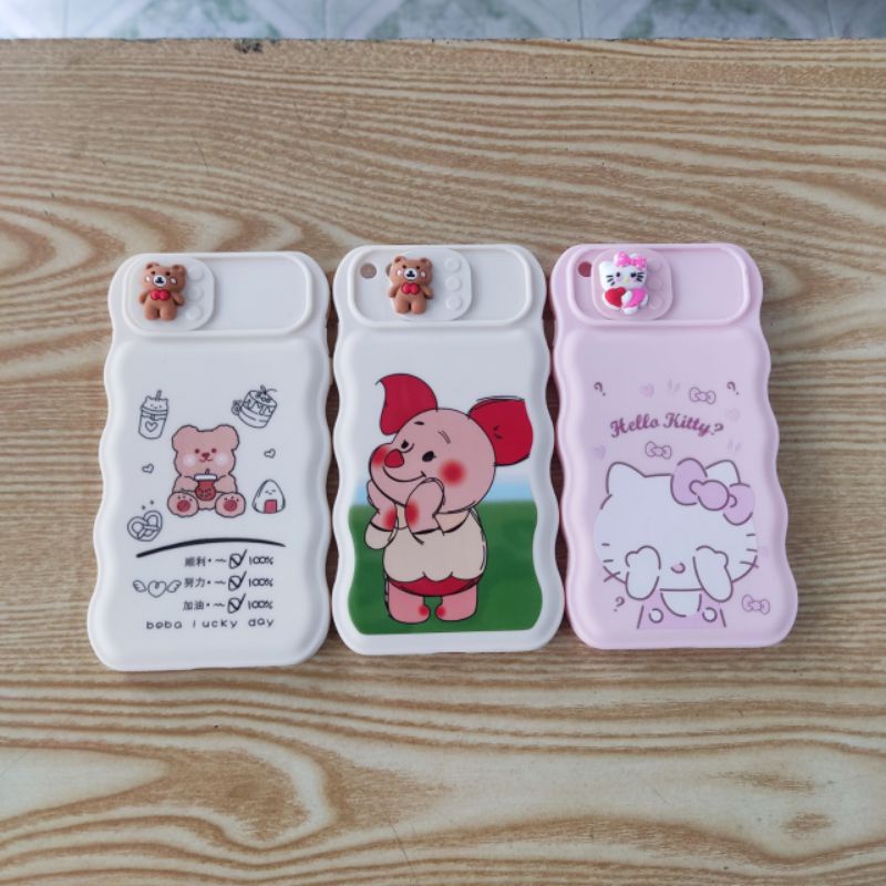 Ốp lưng iPhone 7 plus/8 plus dẻo in hình thú dễ thương có bảo vệ camera