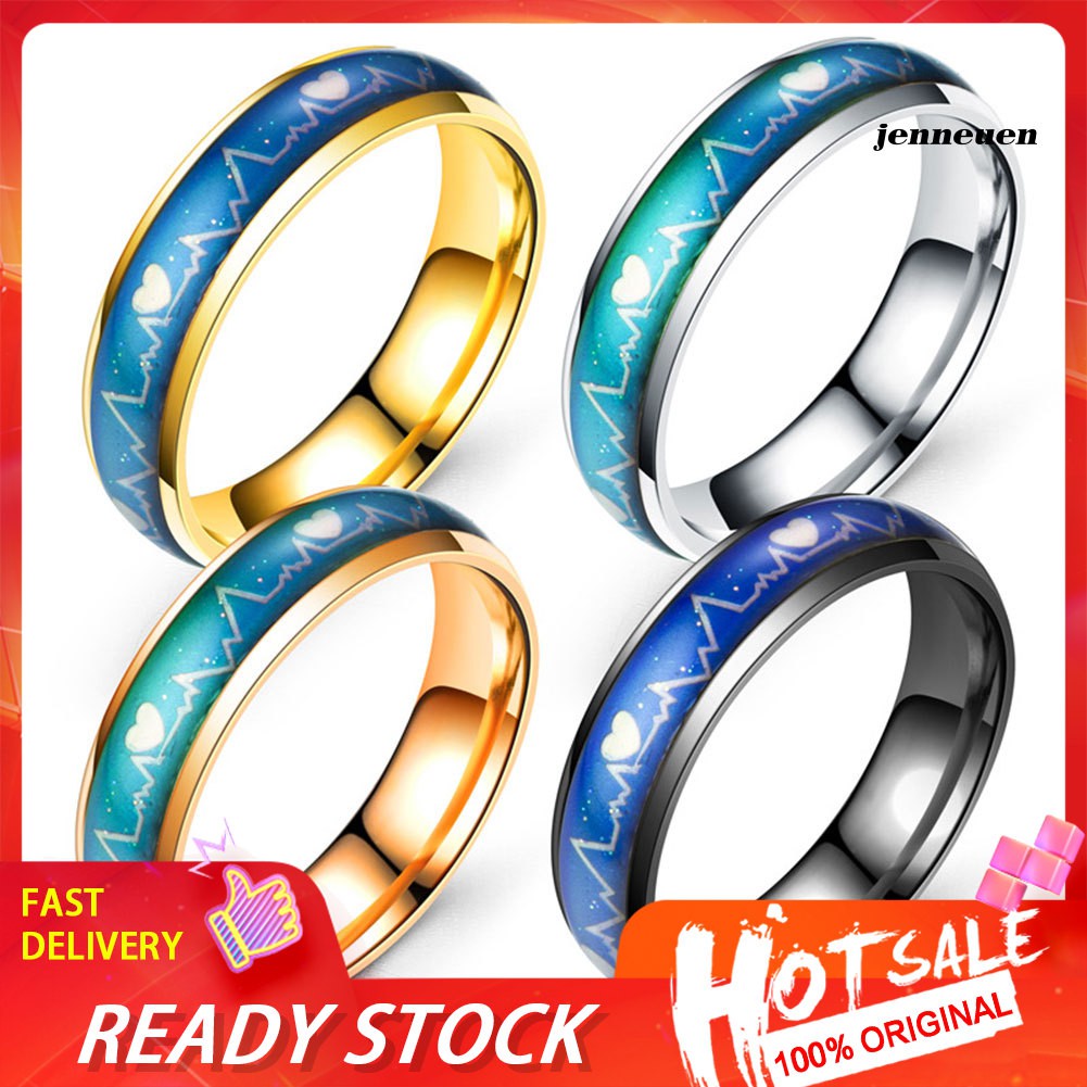 Nhẫn Hợp Kim Đổi Màu Theo Cảm Xúc Độc Đáo Dành Cho Nam Và Nữ