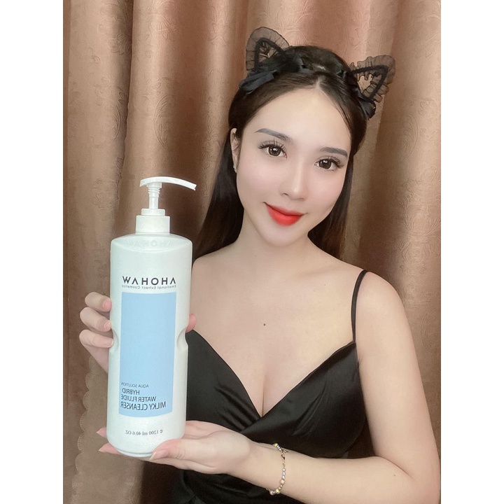 SỬA TẨY TRANG AHOHAW HYBRID WATER FLUIDE MILKY CLEANSER CHÍNH HÃNG - 11173