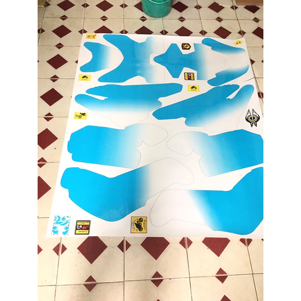 TEM TRÙM XE ĐIỆN XMEN MÃ 369 SIÊU PHẨM XANH TRẮNG