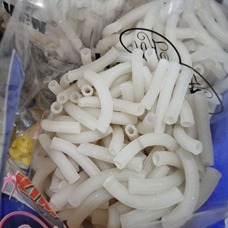 Nui trắng dài gói 400g