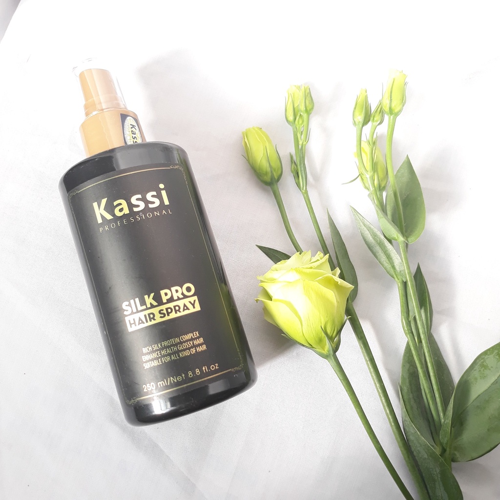 Xịt Dưỡng Phục Hồi Tóc Kassi Silk Pro Dành Cho Tóc Khô Xơ Hư Tổn