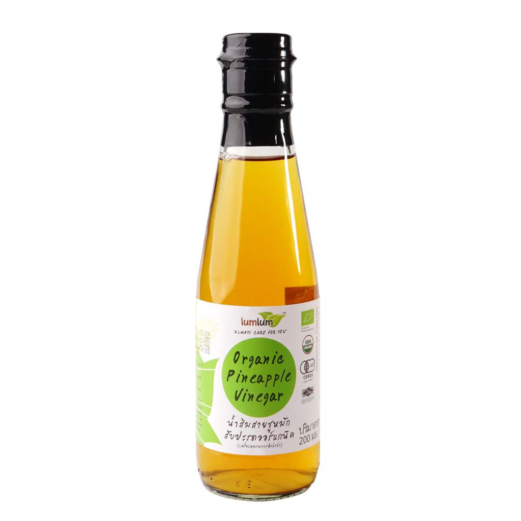 Giấm thơm hữu cơ LumLum 200ml – Organic Pineapple Vinegar