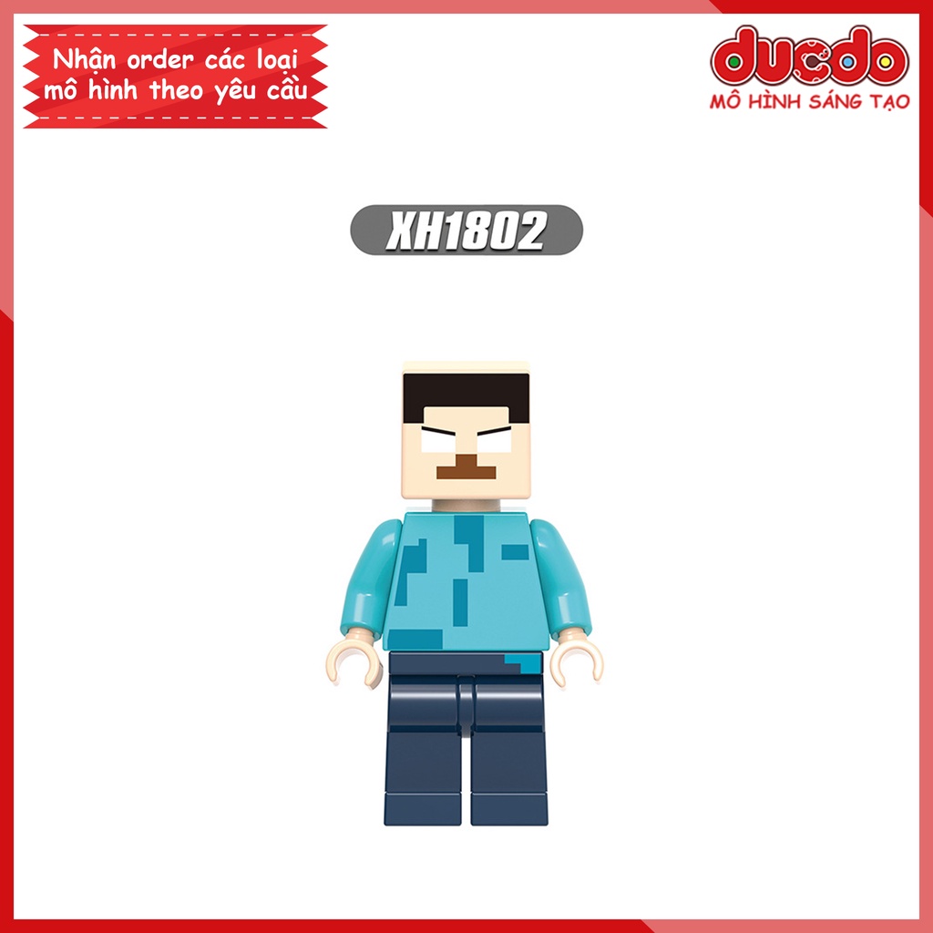 Minifigures các nhân vật Minecraft - Đồ chơi Lắp ghép Xếp hình Mini Mô hình XINH X0324