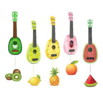 Đàn Guitar Mini Trái Cây Giúp Bé Cảm Thụ Âm Nhạc