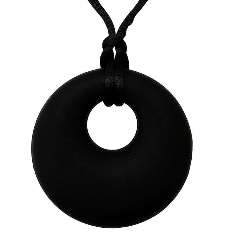 Bộ 2 Vòng Silicon Mềm Hình Tròn Màu Trơn Dành Cho Bé Sơ Sinh Mọc Răng