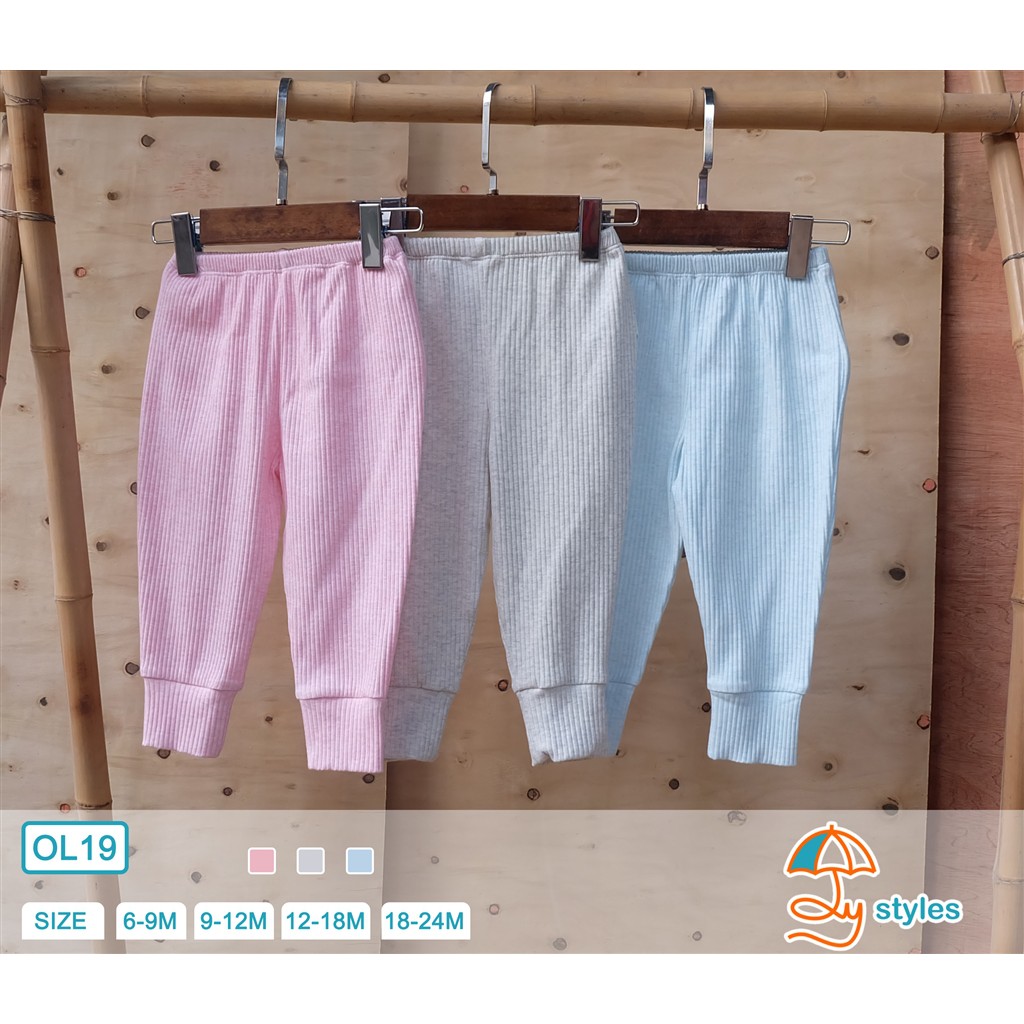 Quần len tăm bo gấu cho bé 3-24m - Ôly styles Việt Nam