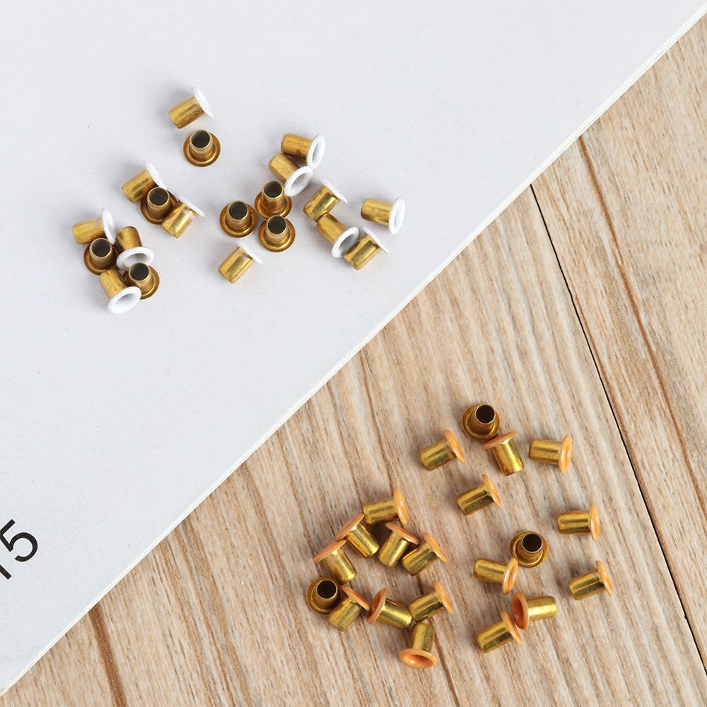 Set 20 nút kim loại siêu nhỏ lỗ 1mm/ 2.5mm nhiều màu tùy chọn gắn túi xách/ búp bê/ khóa thắt lưng/ giày/ quần áo diy