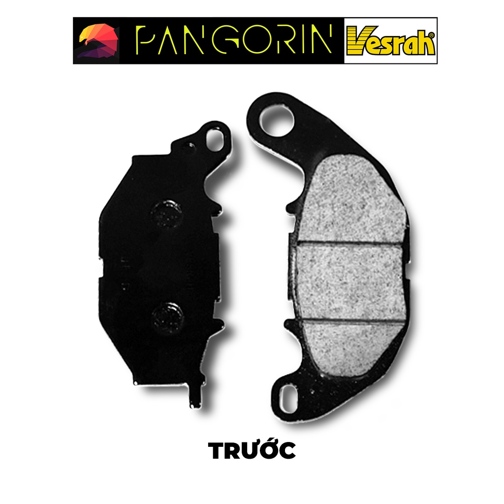 Vesrah - Bố thắng Má Phanh cho xe phân khối lớn mô tô Yamaha R3 bán kim loại Resin