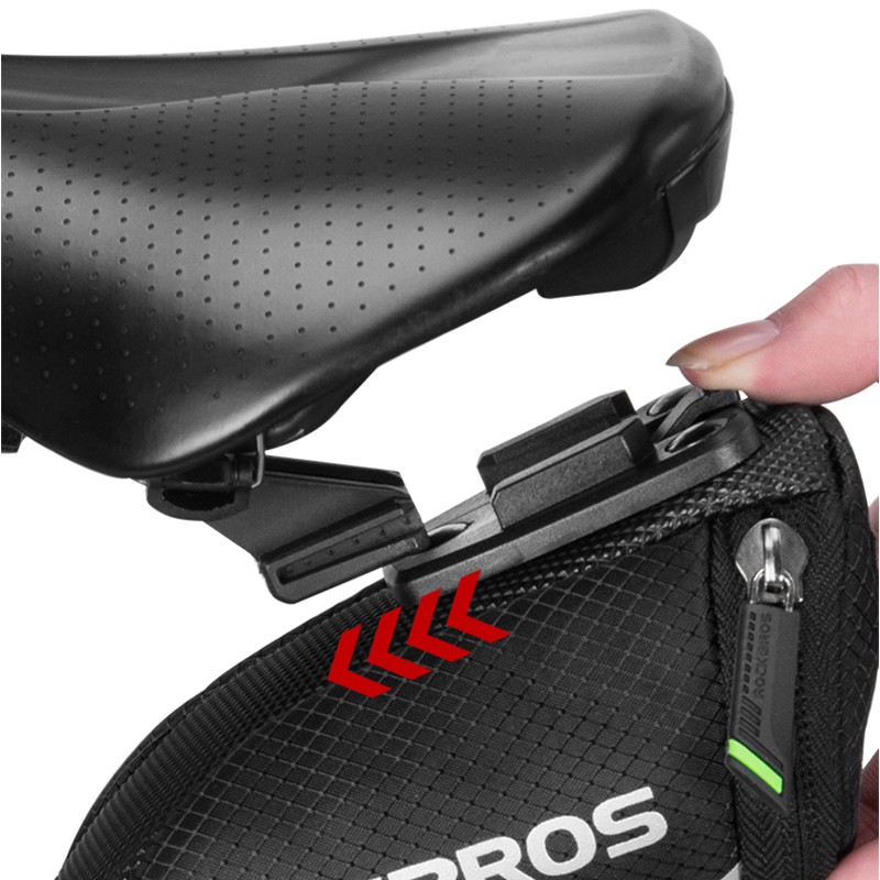 ROCKBROS Bicycle Mini Seat Bag Y-Series Strap On Wedge Saddle Parcel Tool Kits Rear