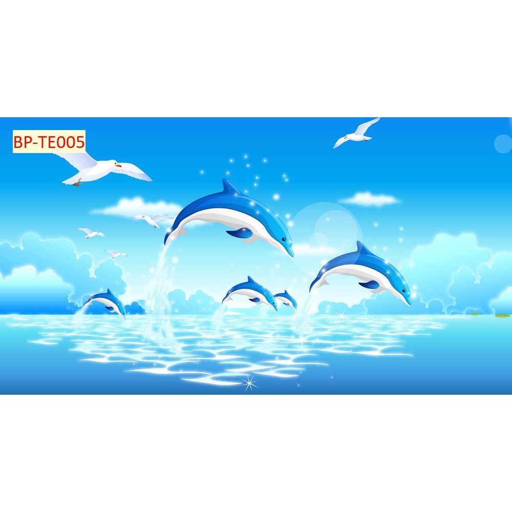 Tranh Dán Tường Phòng Trẻ Em Hoạt Hình Hiện Đại 3D đa dạng mẫu mã,  kích thước