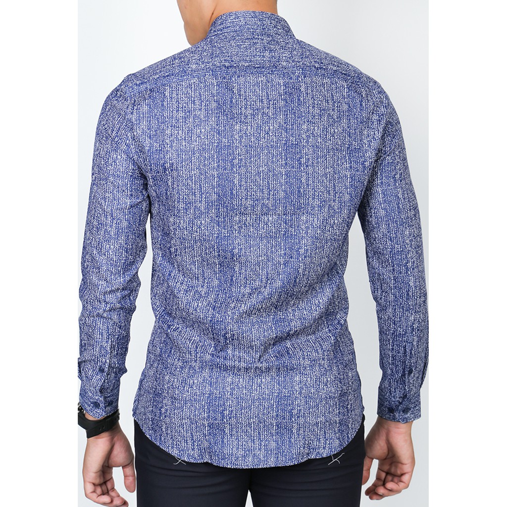 Áo sơmi dài tay nam Owen chất Bamboo dáng Slimfit màu xanh - AS91294DT | BigBuy360 - bigbuy360.vn