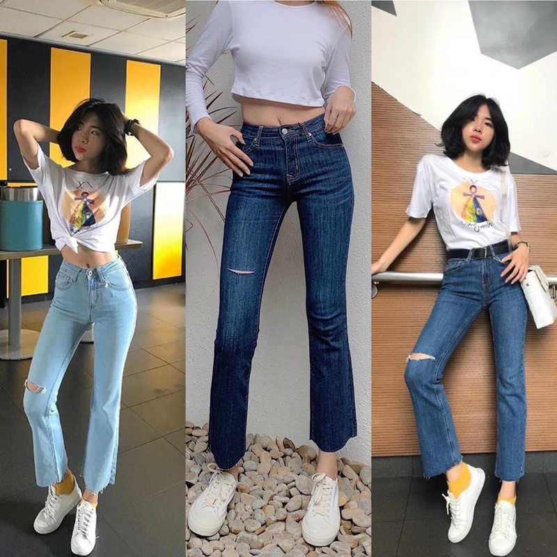 Quần bò loe dài 90p việt nam xuất khẩu , quần bò vnxk