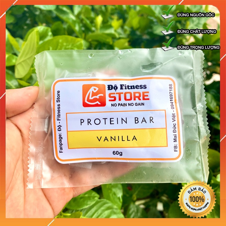 Bánh PROTEIN BAR - Giảm Cân, Tăng Cơ, Bữa Phụ Trước Tập, Ăn Vặt Ít Béo, Hạn Chế Calo, Nhiều Protein, Đồ Ăn Healthy, Tiện