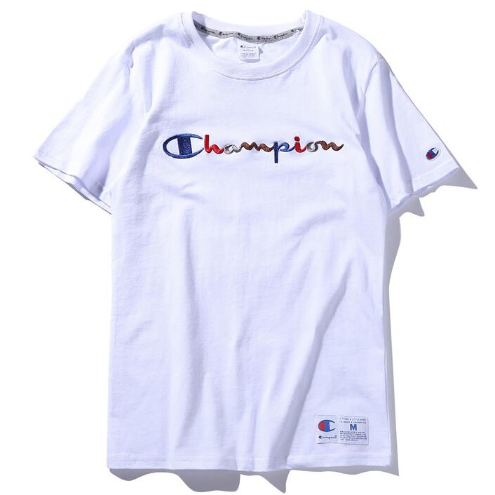 Áo thun tay ngắn thêu chữ Champion thời trang và trẻ trung cho nam | BigBuy360 - bigbuy360.vn