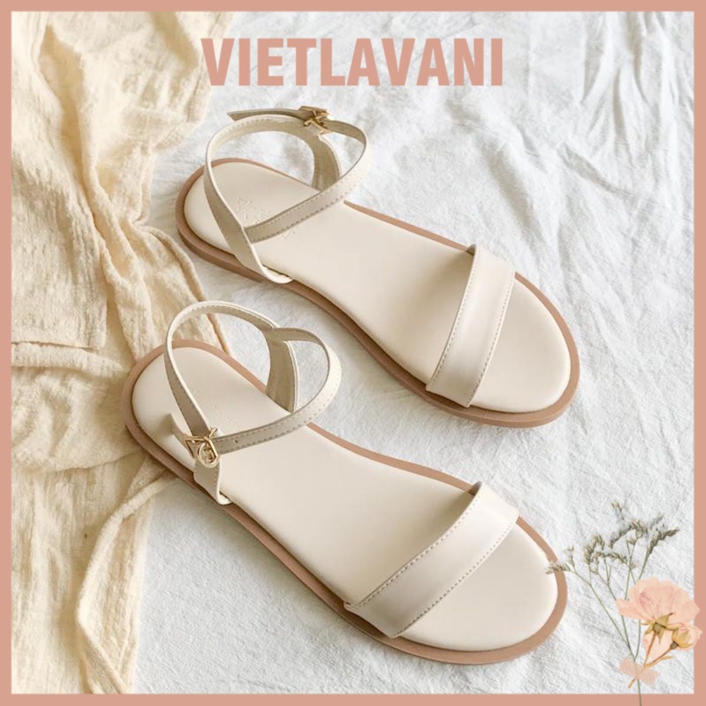 SANDAL QUAI NGANG ĐẾ BẰNG MẪU MỚI MÃ LNS12