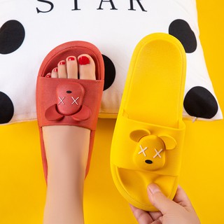Dép Quai Ngang UNISEX  hoạt hình Siêu Nhẹ chống trơn trượt êm chân của COGI1991 siêu bền