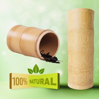 Hộp đựng trà hình đốt tre cao 19,5cm