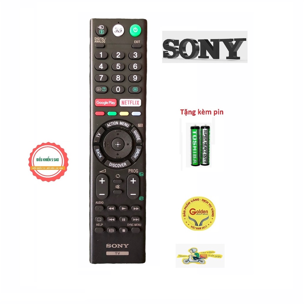 Điều khiển tivi Sony TZ300A smart internet dùng được cho tất cả các dòng tivi sony hiện nay loại tốt chất lượng cao