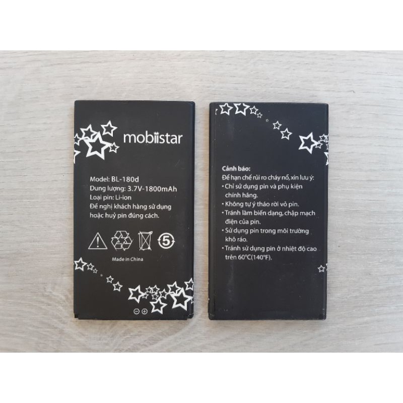 Pin CHÍNH HÃNG mobiistar B821 , mã pin BL-180d