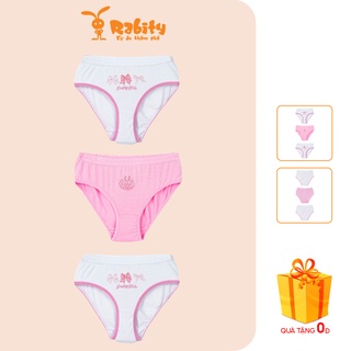 Set 3 quần lót bé gái RABITY chất liệu modal kháng khuẩn họa tiết ngộ nghĩnh đáng yêu 30067