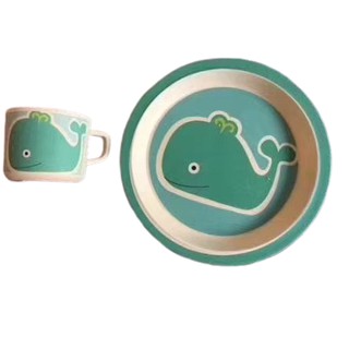 [GIFT] Set khay bát ăn dặm lúa mạch xuất Nhật