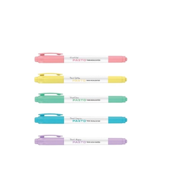 Bút dạ quang màu Pastel Thiên Long Pazto HL-016-Bút dạ quang rửa được - Không để lại vết khi Photocopy