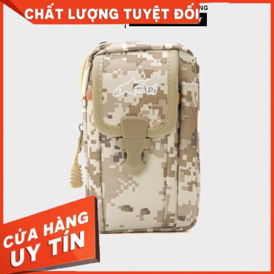 [Mã FAMALLT5 giảm 15% đơn 150K] Túi Đeo HôngHọa Tiết Cá Tính DH283 (Xám - Xanh rêu)