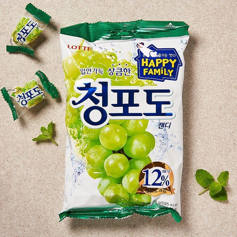 KẸO NHO XANH LOTTE HÀN QUỐC 153G