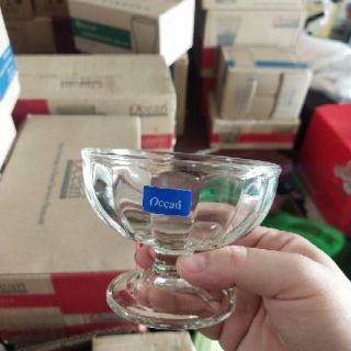 Bộ 6 ly cream cup thủy tinh - ly GLORECA ( hết hàng ocean)