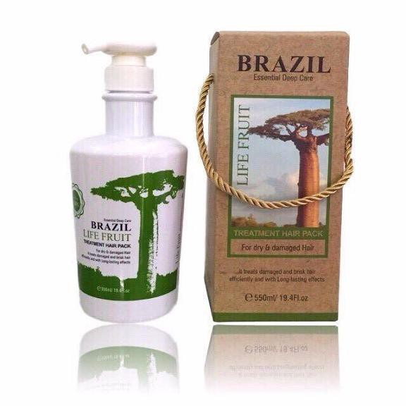 Kem Keratin Brazil Life Fruit phục hồi tóc chính hãng 550ml