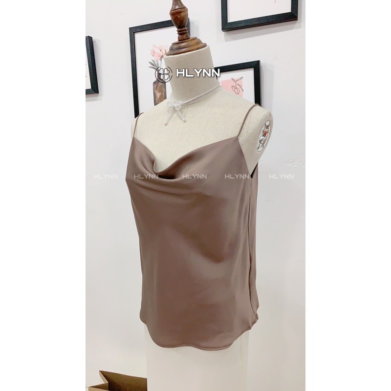 Áo 2 dây cổ đổ chất lụa cao cấp loại xịn m79 | BigBuy360 - bigbuy360.vn