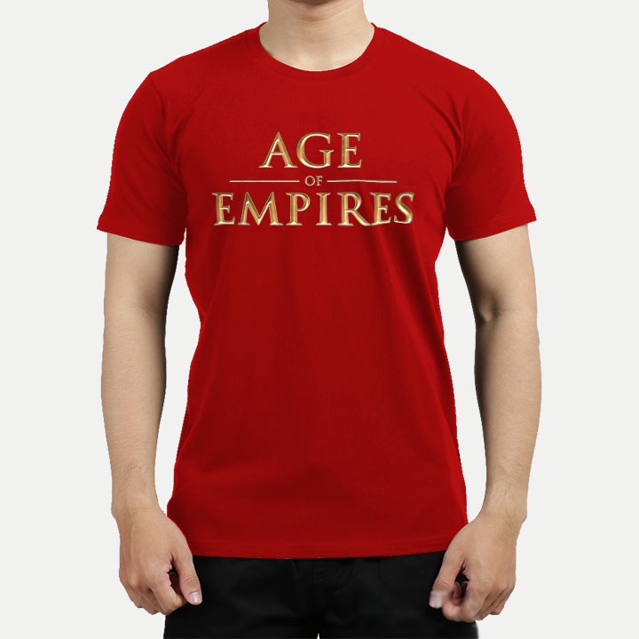 Áo thun nam cổ tròn Depstyle PT132 in logo game đế chế Age Of Empires