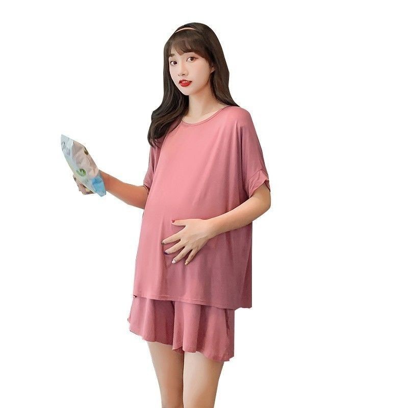 Set áo quần short 1 món thời trang mùa hè 2020 cho mẹ bầu