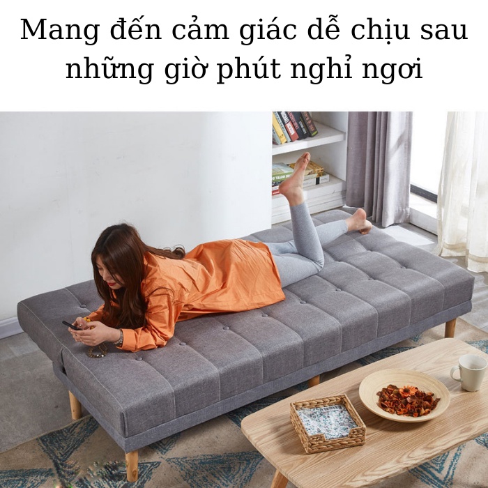Ghế Sofa Giường Phòng Khách Gấp Gọn, Sofa Bed Thông Minh Panda Chất Liệu Bọt Biển Êm Ái Cao Cấp